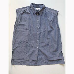 Striped Sleeveless Tunic, Size M